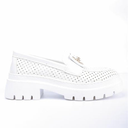 Diago Beyaz Renkli Yazlık Klasik Ayakkabı