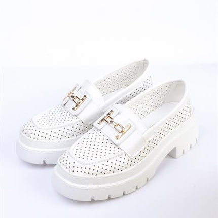 Diago Beyaz Renkli Yazlık Klasik Ayakkabı