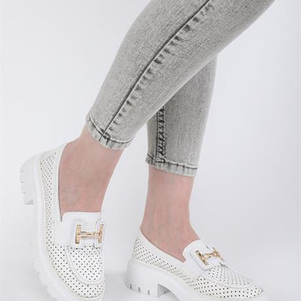 Diago Beyaz Renkli Yazlık Klasik Ayakkabı