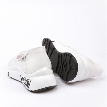 Milano Beyaz Renkli Lux Lazer Kesimli Kadın Yazlık Spor Ayakkabı