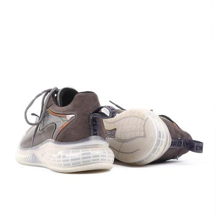 Miora Gri Renkli Şeffaf Tabanlı Paraşüt Kumaşlı Kışlık Kadın Yürüyüş Ayakkabısı