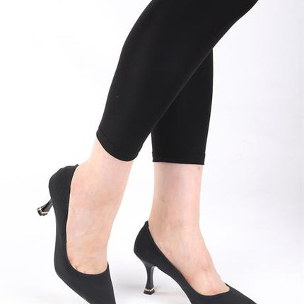 Sirella Parlak Siyah Renkli Yüksek Topuklu Ayakkabı