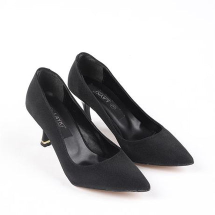 Sirella Parlak Siyah Renkli Yüksek Topuklu Ayakkabı