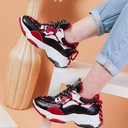 Arya Siyah Renkli Kadın Spor Ayakkabı