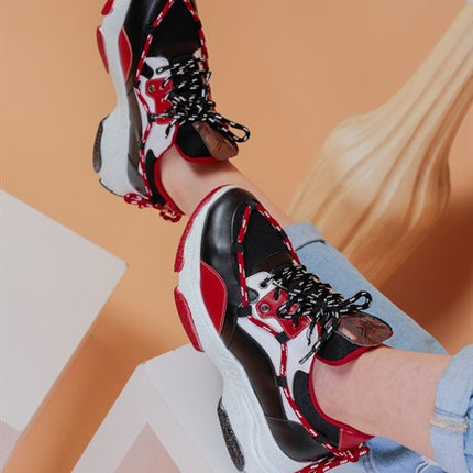 Arya Siyah Renkli Kadın Spor Ayakkabı