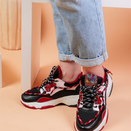 Arya Siyah Renkli Kadın Spor Ayakkabı