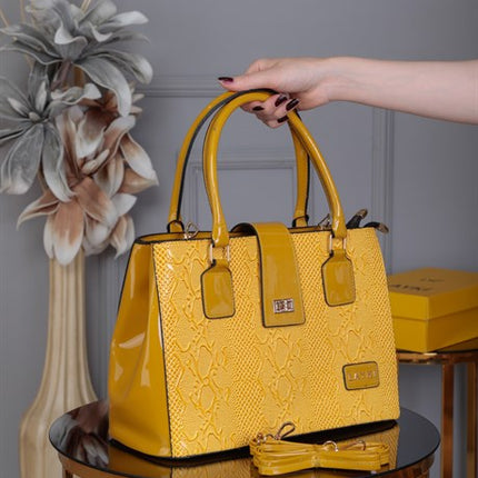 Flora Sarı Askılı Çanta