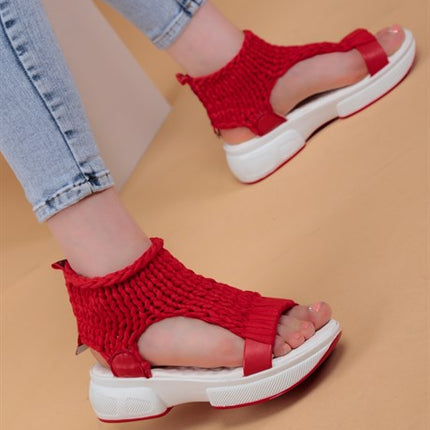 Blisse Kırmızı Renkli Kadın Sandalet