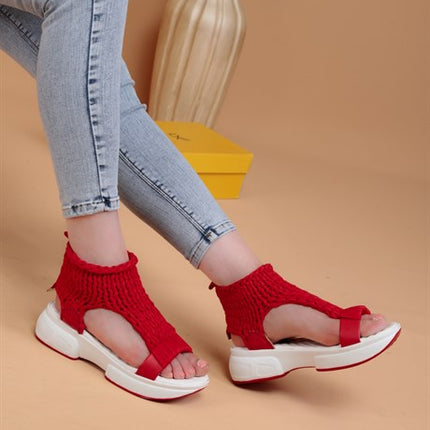 Blisse Kırmızı Renkli Kadın Sandalet