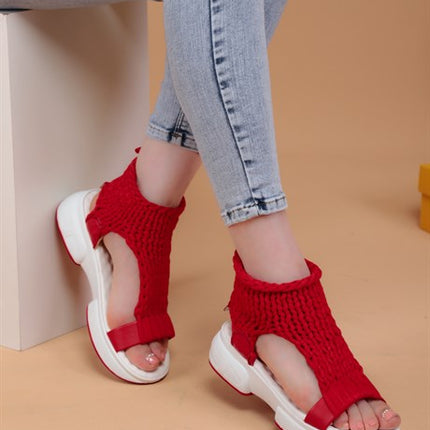 Blisse Kırmızı Renkli Kadın Sandalet