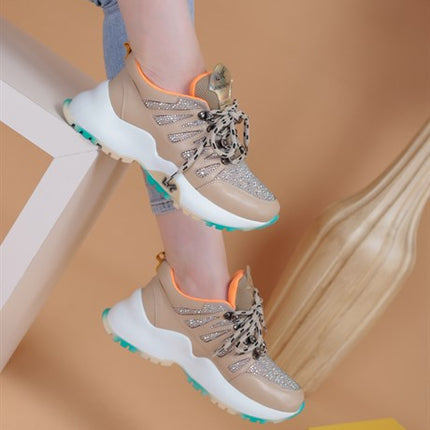 Vilma Bej Renkli Kadın Spor Ayakkabı