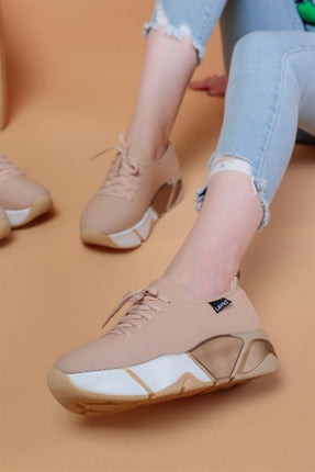 Popi Bej Renkli Bayan Spor Ayakkabı