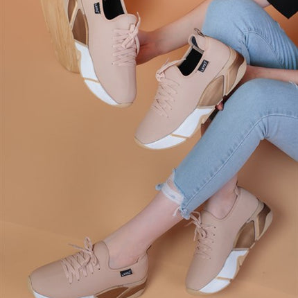 Popi Bej Renkli Bayan Spor Ayakkabı