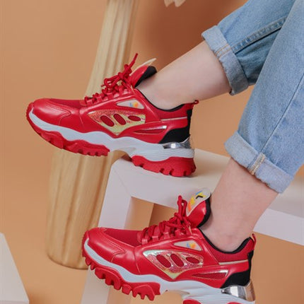 Sierra Kırmızı Renkli Kadın Spor Ayakkabı