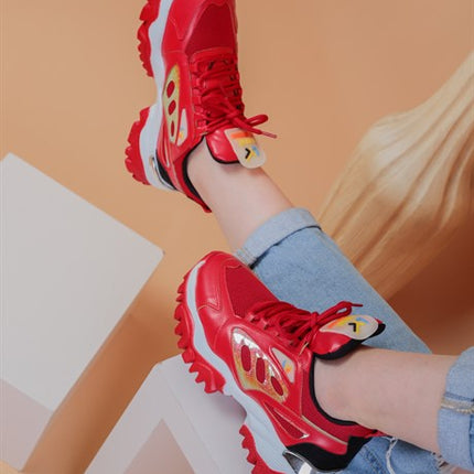 Sierra Kırmızı Renkli Kadın Spor Ayakkabı