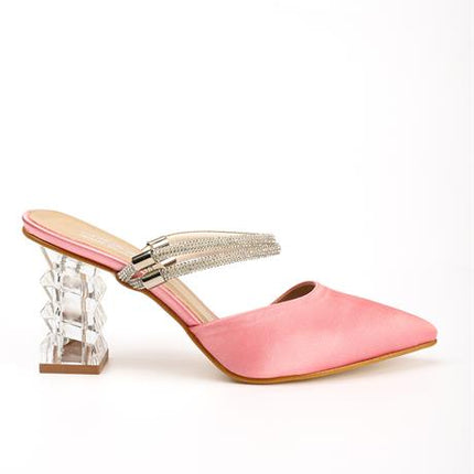 Oliver Pudra Renkli Kadın Topuklu Ayakkabı