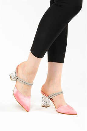 Oliver Pudra Renkli Kadın Topuklu Ayakkabı