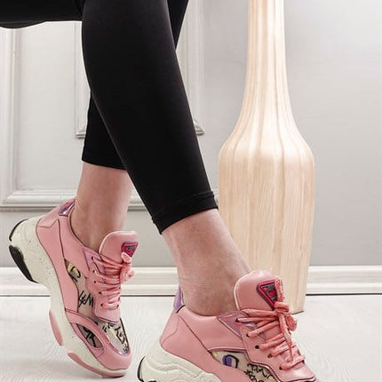 Trisha Pembe Renkli Spor Ayakkabı