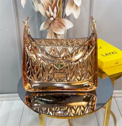 Nevada Altın Rugan Çanta