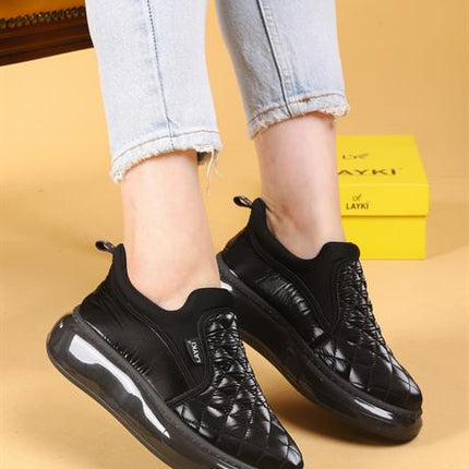 Sepang Şeffaf Tabanlı Paraşüt Kumaşlı Kalın Tabanlı Yürüyüş Ayakkabısı