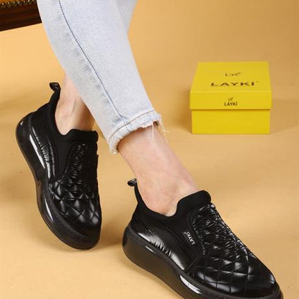 Sepang Şeffaf Tabanlı Paraşüt Kumaşlı Kalın Tabanlı Yürüyüş Ayakkabısı