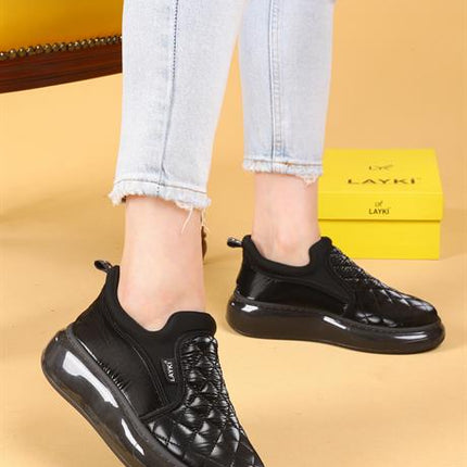 Sepang Şeffaf Tabanlı Paraşüt Kumaşlı Kalın Tabanlı Yürüyüş Ayakkabısı