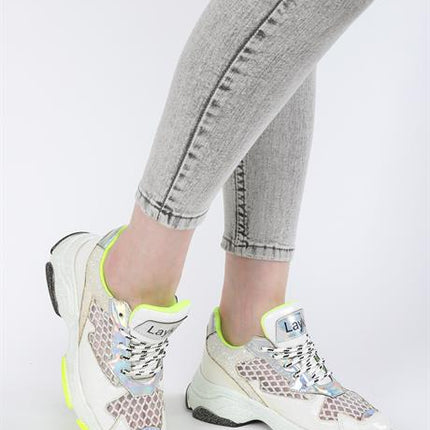 Segavia Beyaz Renkli Kadın Spor Yürüyüş Ayakkabısı