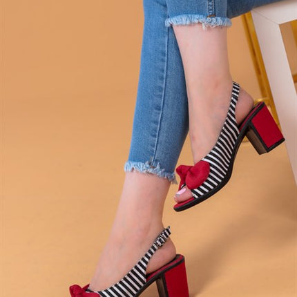 Julia Kırmızı Renkli Kadın Topuklu Ayakkabı