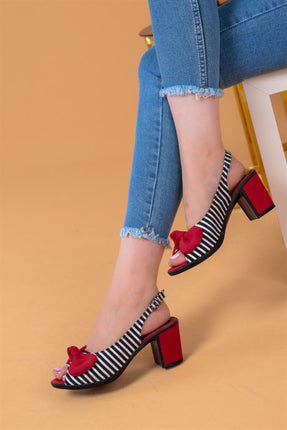 Julia Kırmızı Renkli Kadın Topuklu Ayakkabı